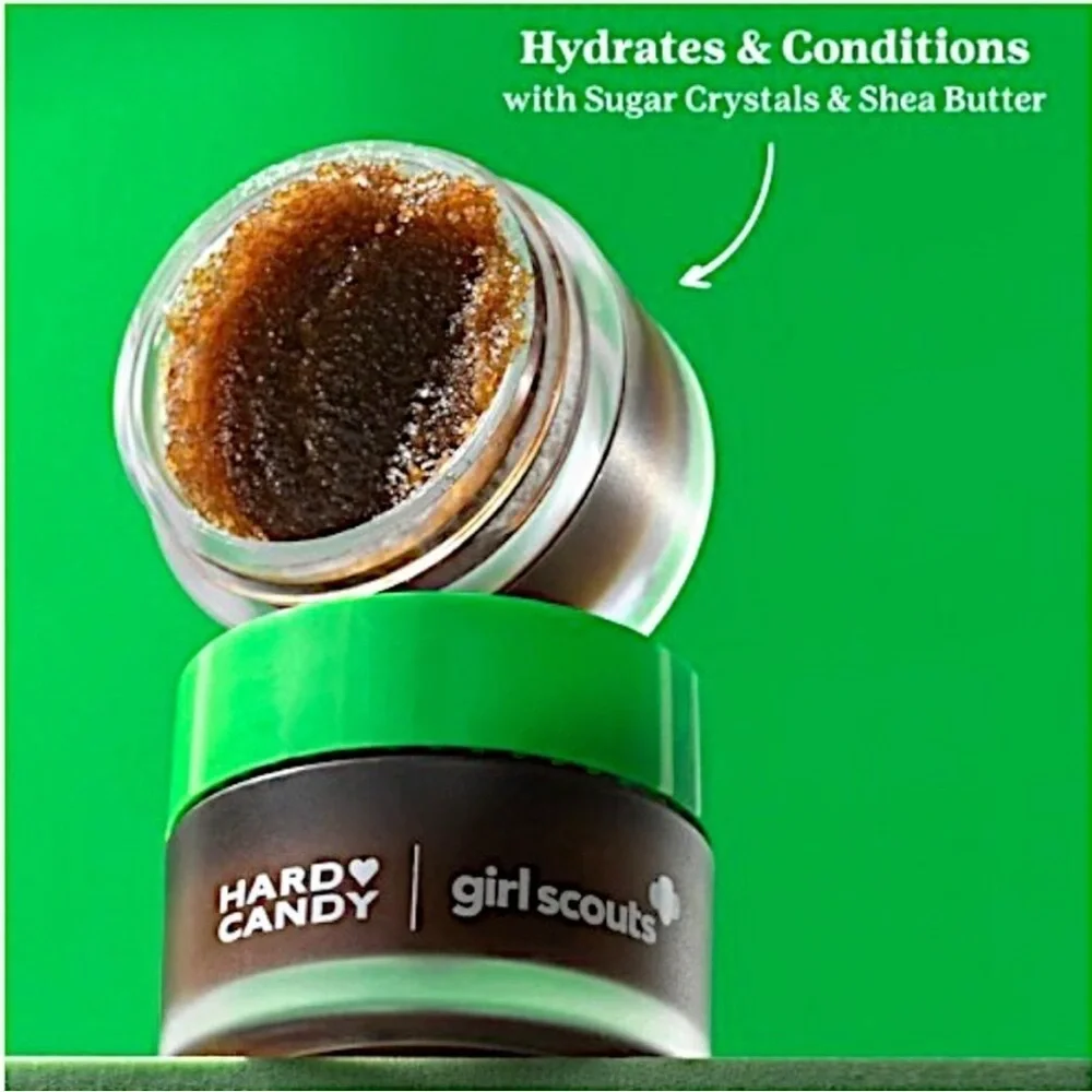 Hard Candy Sweet Sugar Lip Scrub, Limited Edition- Girl Scouts. Thin Mint